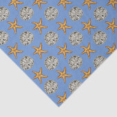 Starfish und Sand Dollar Seidenpapier (Ausschnitt)