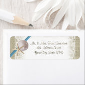 Starfish und Sand Dollar über Lace Blue (Insitu)