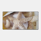 Starfish und Sand Dollars cremig weiße Küste Schreibtischunterlage (Vorderseite)