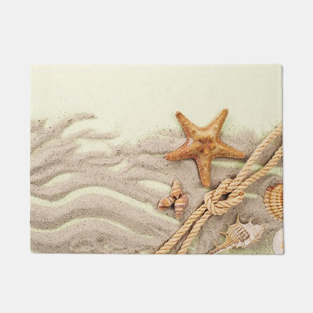 Starfish und Sand Doormat Fußmatte (Vorderseite)