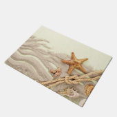 Starfish und Sand Doormat Fußmatte (Schrägansicht)