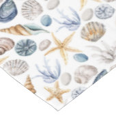Starfish und Seashell-Muster Tischdecke (Schrägansicht)