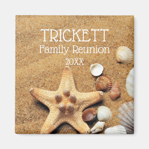 Starfish und Seashells Beach Family Wiedersehen Magnet