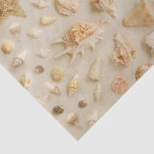 Starfish und Seashells Beach Foto Seidenpapier (Ausschnitt)