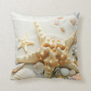 STARFISH-UND SEASHELLS-KISSEN KISSEN