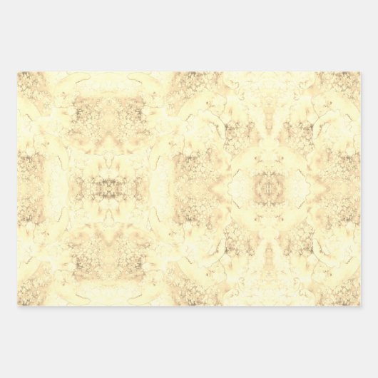 Starfish und Seepferde Blauer Ozean Sandfarbe Geschenkpapier Set (Vorderseite 3)