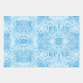 Starfish und Seepferde Blauer Ozean Sandfarbe Geschenkpapier Set (Vorderseite 2)