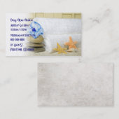 Starfish und Wellness-Center Stones Visitenkarte (Vorne/Hinten)