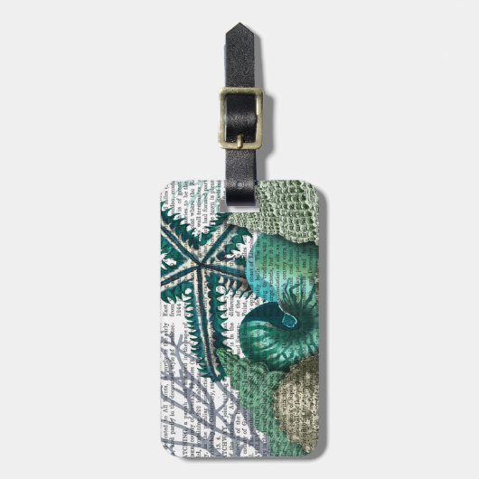 Starfish unter dem Meer Gepäckanhänger (Vorderseite vertikal)