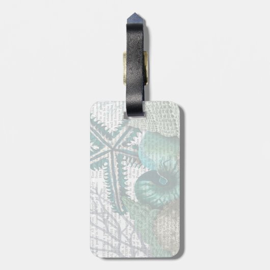 Starfish unter dem Meer Gepäckanhänger (Rückseite vertikal)