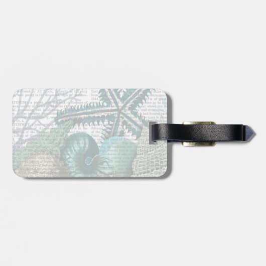 Starfish unter dem Meer Gepäckanhänger (Rückseite horizontal)