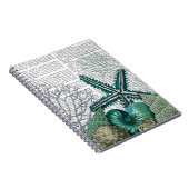 Starfish unter dem Meer Notizblock (Rechte Seite)