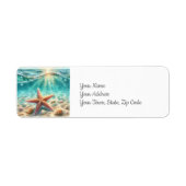 Starfish unter dem Meeresküstenstrand (Vorne)