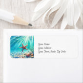 Starfish unter dem Meeresküstenstrand (Insitu)