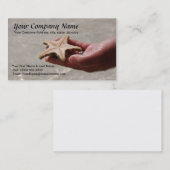 Starfish-Visitenkarte-Schablone Visitenkarte (Vorne/Hinten)