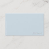 Starfish-Visitenkarte Visitenkarte (Rückseite)