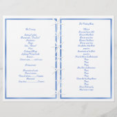 Starfish, Vorlage für das Sommerhochzeitprogramm, (Rückseite)