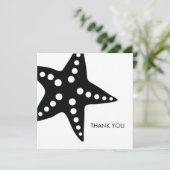 Starfish Wedding danke Ihnen, dass Sie Karten beme (Stehend Vorderseite)
