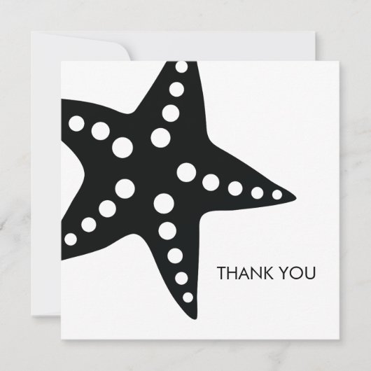 Starfish Wedding danke Ihnen, dass Sie Karten beme (Vorderseite)