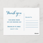 Starfish Wedding danke Ihnen Postkarten mit Orchid (Rückseite)