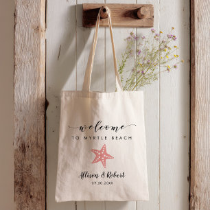Starfish Wedding Welcome Bag for Beach Destination Tragetasche