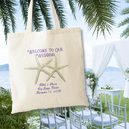 Starfish Wedding Welcome Guests Hotel Bag Tragetasche