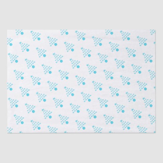 Starfish Weihnachtsbaummuster Seidenpapier (Vorderseite)