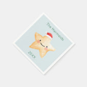 Starfish Weihnachtsfest Serviette (Ecke)