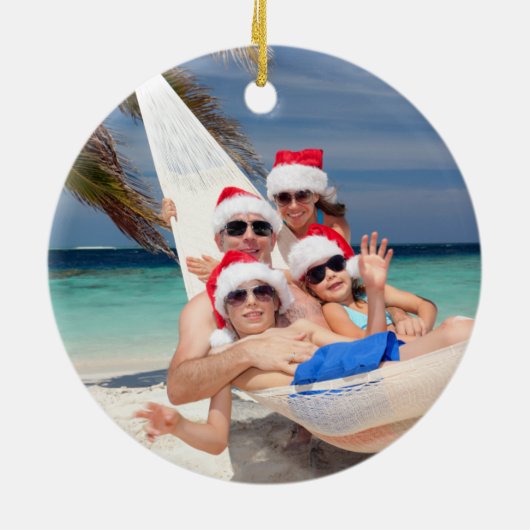 Starfish Weihnachtsgebäck Keramik Ornament (Hinten)