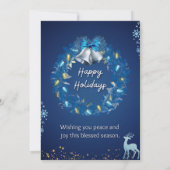 Starfish Weihnachtskarten Feiertagskarte (Rückseite)