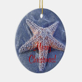 Starfish-Weihnachtsverzierung Keramikornament (Rechts)