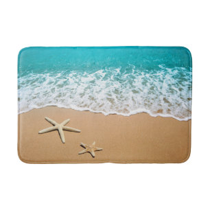 Starfish-weiße Sand-Strand-Ozean-Bad-Matte Badematte