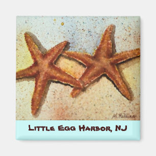 Starfish, wenig Ei-Hafen, NJ Magnet