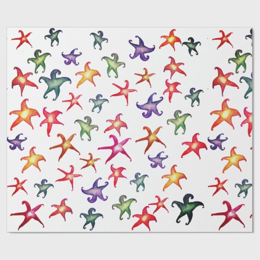 Starfish Wrapper Geschenkpapier (Flach)