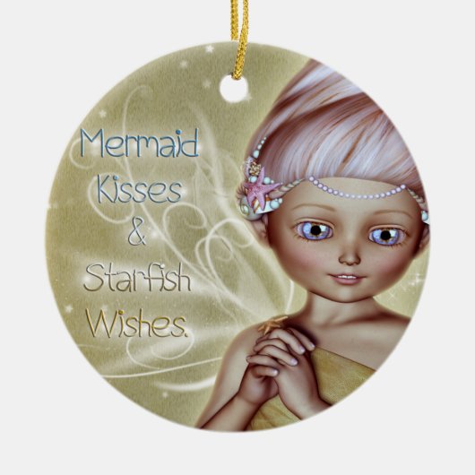 Starfish wünscht keramikornament (Vorne)