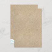 Starfish Zickzack UAWG RSVP Karte (Vorne/Hinten)