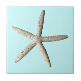 Starfishstrand-Fotokunst Fliese