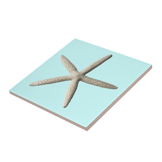 Starfishstrand-Fotokunst Fliese (Seite)