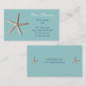 Starfishstrand Visitenkarte (Vorne/Hinten)