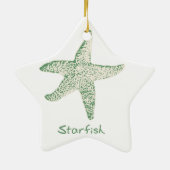 Starfishverzierung Keramikornament (Hinten)
