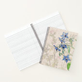 Starflower Borage Wildblume Blume Notebook Notizblock (Innenseite)