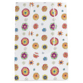 Starflower Muster Mittlere Geschenktüte (Rückseite)