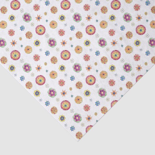 Starflower Muster Seidenpapier (Ausschnitt)