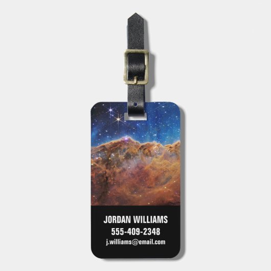 Starforming Region Ngc 3324 im Karina-Nebel. Gepäckanhänger (Vorderseite vertikal)