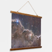 Starforming Region Ngc 3324 im Karina-Nebel. Wandteppich Mit Holzrahmen (Gewinkelt)