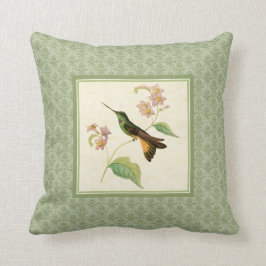 Starfrontlet Kolibri-Damast-Kissen Kissen