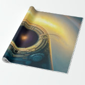 Stargate am Himmel Geschenkpapier (Ungerollt)