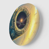 Stargate am Himmel Große Wanduhr (Winkel)