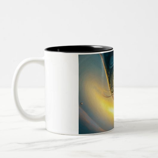 Stargate am Himmel Zweifarbige Tasse (Links)