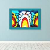 Stargate Art Leinwanddruck (Insitu (Holzboden))